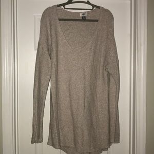 Tan thick ribbed sweater Old Navy